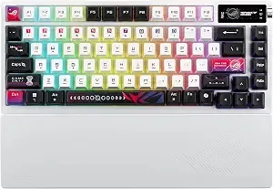 Asus Rog Azoth X Wireless Mechanical Gaming Keyboard - 75% Tkl, Pbt Keycaps
