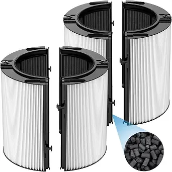 2 Pack Combi 360°Glass Hepa+Carbon Filter For Dyson Air Purifier pc1 tp10