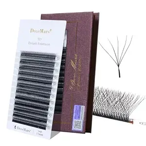 Decemars 5d W Eyelash Extensions 0.07mm D 14mm 1320 Fans Yy Lash 12 Rows