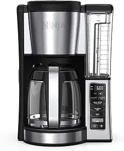 Ninja Fresh Brew Coffee Maker, 12 Cup Glass Carafe, Stainless Steel, ce251