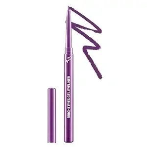 Purple Gel Eyeliner Pencil For Mature Eyes, Retractable Waterproof Eyeliner