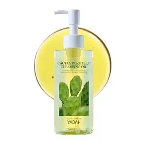 Yadah Cactus Pore Deep Cleansing Oil, 6.76 Fl Oz, Makeup Remover
