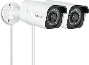 Reolink Poe Security Camera Rlc-810a(Pack Of 2) 4k, 100ft Ir Night Vision