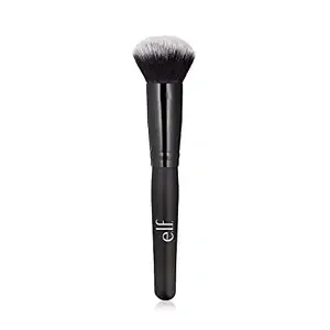 E.L.F. Powder Blurring Brush, Makeup Brush For Creating A Soft-Focus Finish, Great For Under Eyes, Around The Nose & Brows, Vegan & Cruelty-Free