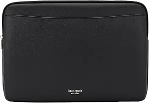 Kate Spade New York Saffiano Laptop Sleeve With Padded Exterior 14"- Black