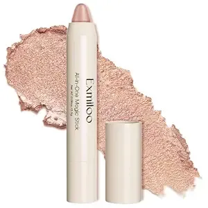 Exmiloo Multi-Use Cream Highlighter Stick For Face, Soft Champagne Glow