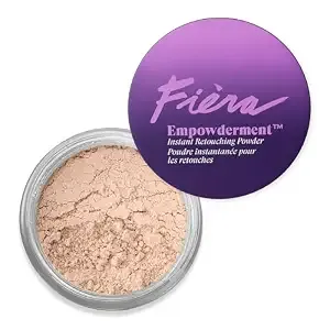 FièRa Empowderment™ Finishing Powder, Talc-Free Blurring & Soft-Matte Setting Powder For Mature Skin, Pore & Fine-Line Smoothing, Lightweight Instant Retouching Formula, Light Shade, 0.2 Oz