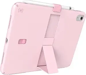 Speck Ipad 10.9 Inch Tablet Case And Stand - Scratch Resistant, Drop Protection & Quick Release Kickstand - For Ipad 10th Gen 2022 - Standyshell Soft Lilac/Hydrangea Purple/Kinder Pink