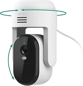 Arlo Essential Outdoor Pan Tilt Zoom Security Camera 2k Wired - 1-Cam
