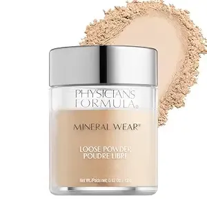 Physicians Formula Mineral Wear Talc-Free Loose Powder Translucent Light, Dermatologist Tested, Clinically Tested