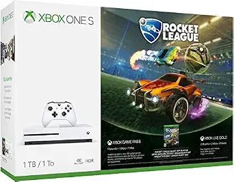 Xbox One S 1tb Console Rocket League Blast-Off Bundle (Renewed)