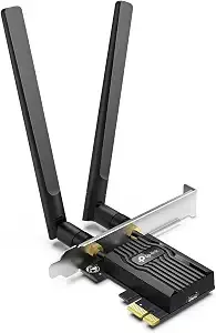Tp-Link Wifi 6 Pcie Wifi Card For Desktop Pc- ax3000 Dual Band Network Card