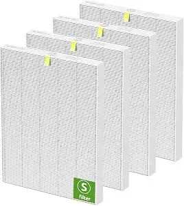 4 Pack c545 Replacement Hepa Filter Compatible With Winix c545, Ture Hpea Filter S Only, Part Number 1712-0096-00
