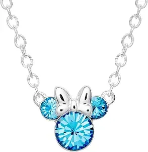 Disney Minnie Mouse Birthstone Necklace For Women Official License