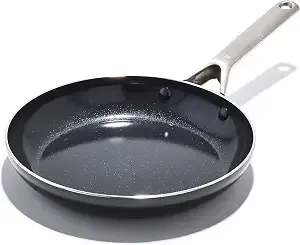 Oxo Agility 10" Nonstick Frying Pan Skillet, Ceramic Pfas-Free Nontoxic Cookware, Induction Suitable, Compatible On All Cooktops, Dishwasher & Oven Safe, Stainless Steel Handle, Black