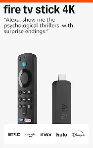Like-New Amazon Fire Tv Stick 4k (Newest Model) With Ai-Powered Fire Tv Search, Wi-Fi 6, Stream Over 1.8 Million Movies And Shows, Free & Live Tv, Find Shows Faster With Alexa+