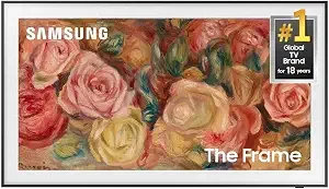Samsung 85-Inch Class Qled 4k ls03d The Frame Series Quantum Hdr Smart Tv W/Dolby Atmos, Art Mode, Anti-Reflection, Customizable Frame, Slim Fit Wall Mount With Alexa Built-In (qn85ls03d, 2024 Model)