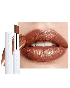 Moisturizing Glitter Lipstick, Brown Lipstick With Metallic 3d Shine-11