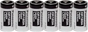 Panasonic Industrial cr123a Lithium Battery 3v 6 Pack