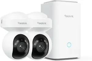 Reolink Outdoor Security Camera System, 5mp Ptz Wifi Cameras, Plug-In Power