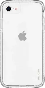 Pelican Ranger Series - Iphone 7/8/Se Case [Wireless Charging Compatible] [Anti-Yellowing] Protective Phone Case With Anti-Scratch Tech [15ft Mil-Grade Drop Protection] Cover - Clear