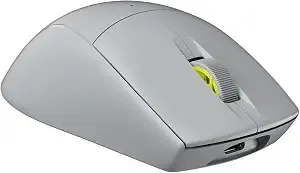 Corsair m75 Air Wireless Ultra-Light Fps Gaming Mouse – 26,000 Dpi – Ultra-Fast Input – Symmetric Shape – Icue Compatible – Pc, Mac – Light Gray