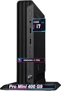 Hp Prodesk 400 g9 Mini Pc, Intel Core i7-12700t, 16gb ddr4 Ram & 512gb Ssd