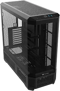 Thermaltake View 600 Tg; Full Tower; 420mm Radiator Support; 480mm Gpu Clearance; Hidden Connector Support; Rotatable Pcie Slots; 220mm Psu Clearance; Black; Ca-11h-00f1wn-00