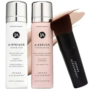 Jerome Alexander Airbrush Foundation & Airprimer 3pc Set - Light