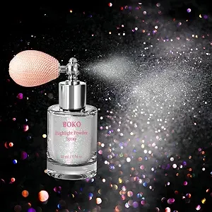 Boko Body Glitter Spray, Iridescent Glitter Spray For Body Face Hair