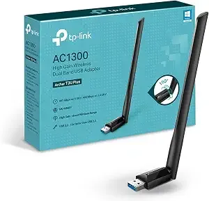 Tp-Link Usb Wifi Adapter For Desktop Pc, ac1300 Dual Band Wifi Antenna