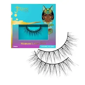 Juvia'S Place Nubian Eyelashes Siwa - Eyelash Extension For Day Or Night Use, Vegan Mink Lashes, Cruelty-Free Fluffy Lashes, Reusable Adhesive Eyelashes, Matte Black, Natural Look