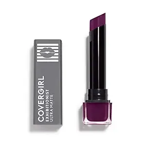 Covergirl Exhibitionist Ultra-Matte Lipstick, Transfer-Proof, .11 Fl Oz, 1 Count, Matte Lipstick, Long Lasting, No Cracking Or Flaking, Increases Lip Moisture