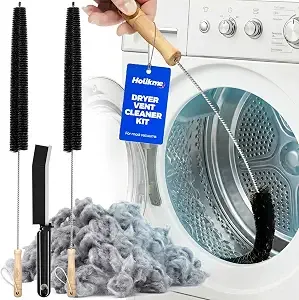 Holikme Dryer Vent Cleaner Kit, 3 Pcs Replacement Lint Brush For Vent Trap