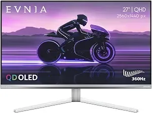 Philips Evnia 27" Gaming Monitor Qhd 360hz Qd Oled True Black 400 27m2n8500