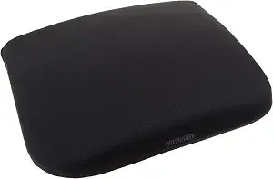 Kensington Memory Foam Backrest, 16 X 12 X 16, Black