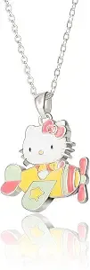 Hello Kitty Sanrio Women'S Necklace Collection – 18” Flash-Plated Pendant