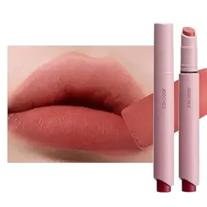 Joocyee Velvet Rouge Matte Lipstick Pencil Lightweight Warm Red Pink