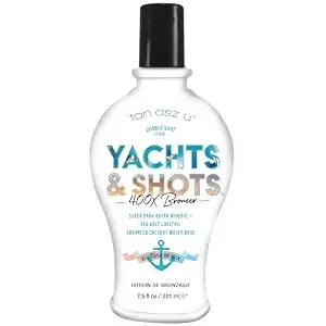 Tan Asz U Yachts & Shots 400x Bronzer Indoor Tanning Lotion, 7.5 Fl Oz