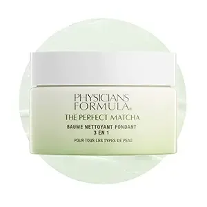 Physicians Formula Cleansing Balm The Perfect Matcha 3-In-1 Makeup Remover For Eye, Lip, Or Face, Deeply Cleanses Pores And Removes Impurities, Ultra Nourishing Soothing Treatment, Mandarin