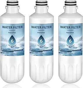 lt1000p adq747935 Water Filter 6-Month Replacement For Lg lt1000p/Pc/Pcs Thinq Water Filter agf80300704,lrfs28xbs,lrflc2706s,lrmxs2806s,lmxs28626s,lfxs26973s,lfxc22526s,3 Combo Set