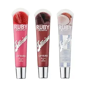 Ruby Kisses Jellicious Mouth Watering Lip Gloss (jlg07&jlg10&jlg13) Long Lasting Shine