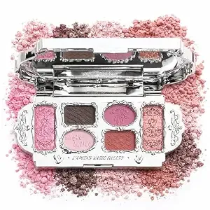 Rose Pink Eyeshadow Palette 6colors Matte Shimmer Eyeshade For Women Gift-3