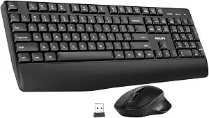Philips spt6348 Wireless Keyboard And Mouse Combo, Ergonomic 2.4ghz