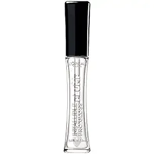 L'Oreal Paris Infallible Pro Gloss Plump Lip Gloss With Hyaluronic Acid, Long Lasting Plumping Shine, Lips Look Instantly Fuller And More Plump, Mirror, 0.21 Fl. Oz.