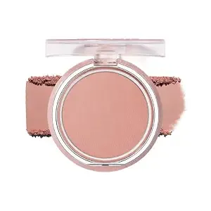 Espoir Blur Wear Blush For Cheeks #6 Caramel Rose│Pore-Blurring & Oil-Control With Skincare Ingredients, Lightweight Clear Color Payoff, Smooth Velvet Finish Korean Makeup, 0.2 Oz