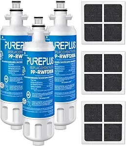 Pureplus adq36006101 Replacement For Lg lt700p,rwf1200a Water Filter 3combo