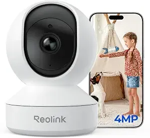 Reolink 4mp 2k Indoor Camera e1, Plug-In Wifi 6 Security Camera