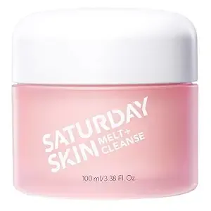 Saturday Skin Melt + Cleanse Makeup Melting Balm: Face Cleanser Wash, 100ml