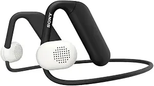 Sony Float Run Open-Ear Bluetooth Wireless Sport Headphones For Running And Exercise With Mic And ipx4 Water Resistance, wioe610/B